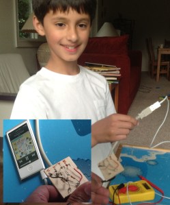 K. with usb ipod charger